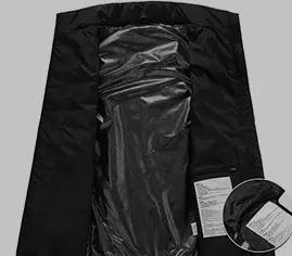 Voltex Heated Vest on grey background